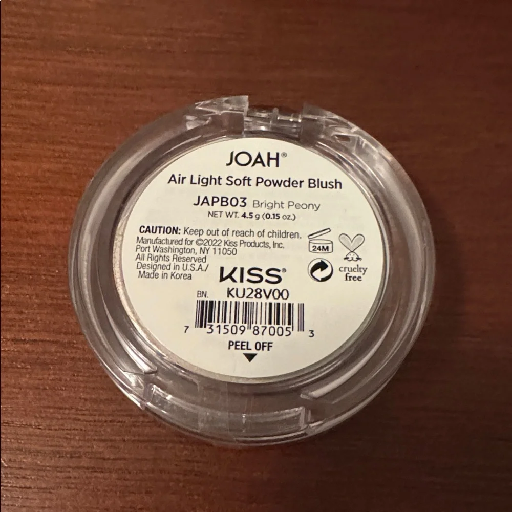 JOAH Air Light Soft Powder Blush - Bright Peony‎